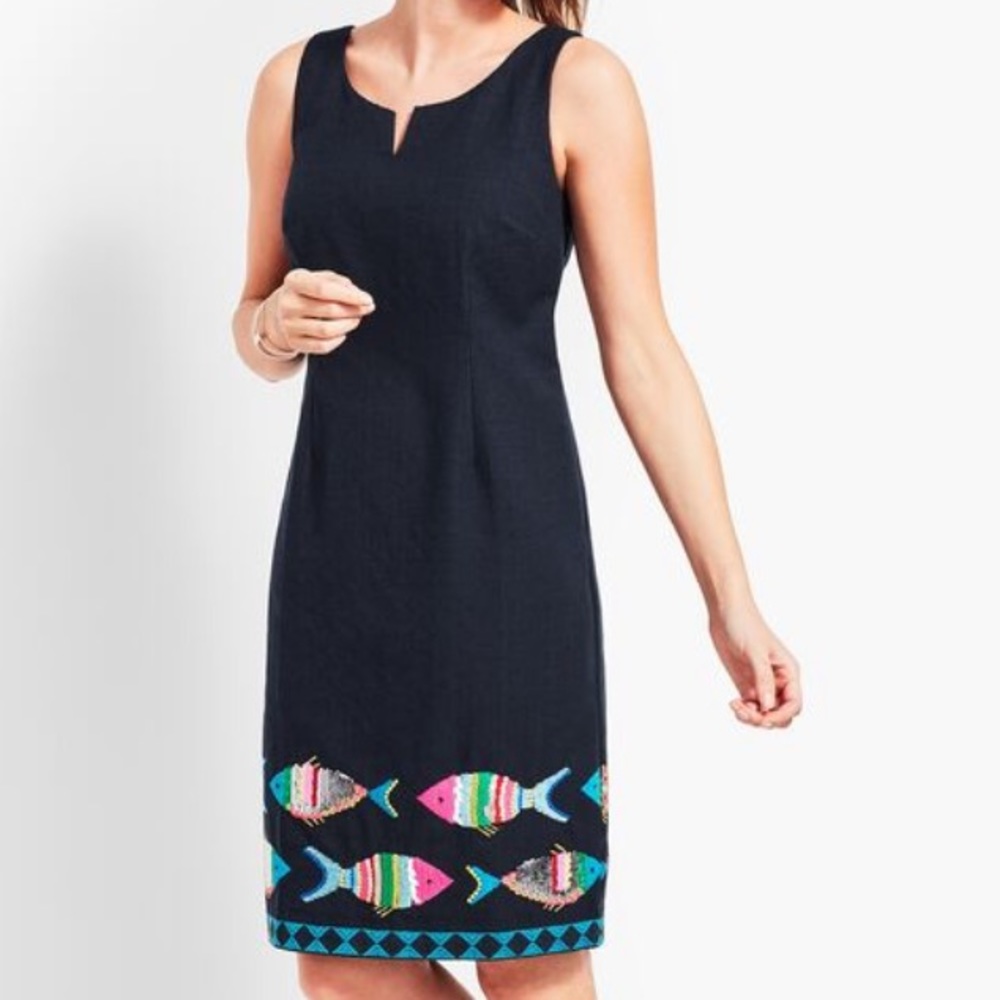 Talbots Fish Sheath Dress